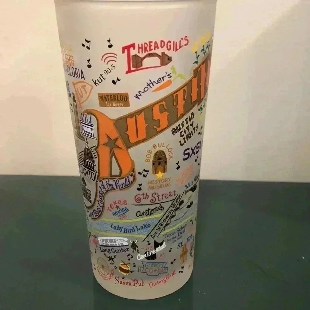 Cat Studio Texas frosted glass